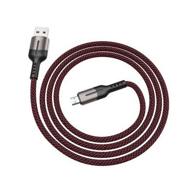 Кабель USB, Hoco U68, Type-C, USB 2.0, 1.2м, черный Cable Type A - Type C, Black