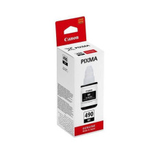 Чернила, Canon, INK GI-490 Black, 0663C001AA, для Canon PIXMA G1410/G2410/G2416/G3410/G3416, 135 мл, 6 000 стр. (А4)