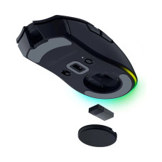 Компьютерная мышь, Razer, Cobra HyperSpeed, RZ01-05570100-R3G1, Игровая, Оптическая 26000dpi, 7 кнопок, Подсветка, Беспроводная, USB, Чёрная Компьютерная мышь, Razer, Cobra HyperSpeed, RZ01-05570100-R3G1, Игровая, Оптическая 26000dpi, 7 кнопок, Подсветка, Беспроводная, USB, Чёрная