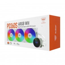 Водяное охлаждение процессора PCCooler PD360S ARGB WH 