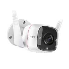 IP камера, TP-LINK, Tapo TC65, Поворотная, 2304 x 1296, Фокусное расстояние: 3,89 мм, ИК 30 метров, Встроенный микрофон и динамик, Wi-Fi 2,4 ГГц, Уличная IP66