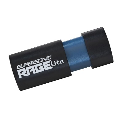 Флешка USB Patriot, Rage Lite, PEF256GRLB32U, 256GB Чёрный flash USB 3.2, black