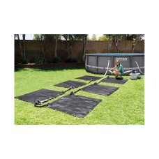 Проточный солнечный водонагреватель Solar Mat 120 х 120 см., INTEX, 28685, Винил, Совместим со всеми бассейнами, Чёрный, Цветная коробка
