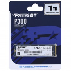 Твердотельный накопитель SSD M.2 PCIe Patriot P300, P300P1TBM28, 1TB 