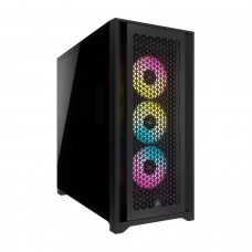 Корпус ATX midi tower Corsair, iCUE 5000D RGB Airflow, CC-9011242-WW(без БП), Черный 