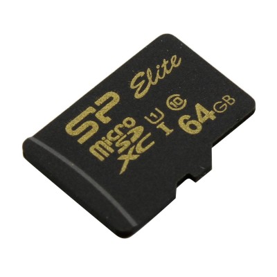 Карта памяти microSDXC Silicon Power, SP064GBSTXBU1V1G, 64GB, Class 10 MemoryCard