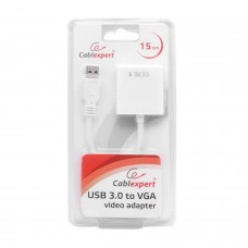 Конвертер Cablexpert AB-U3M-VGAF-01-W, Белый 