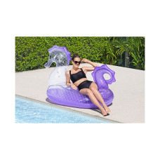 Надувная игрушка для катания верхом Морской конек (Royal Seahorse) 170 х 120 см, BESTWAY, 41505, Винил, Трехкамерная, С ручками, Фиолетовая, Цветная коробка