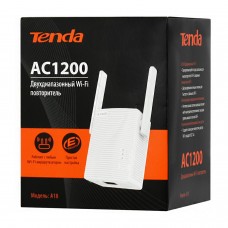 WiFi усилитель (репитер), Tenda A18, белый 