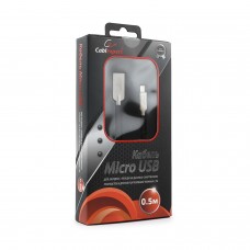 Кабель USB, Cablexpert CC-P-mUSB02Bk-0.5M, 0.5м 