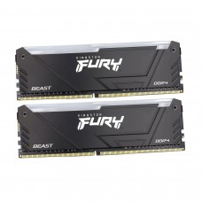 Оперативная память Kingston Fury Beast RGB, KF426C16BB2AK2/16 DDR4, 16 GB 