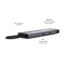 Концентратор USB, TP-Link, UH5020C, 5-портовый концентратор USB Type-C Концентратор USB, TP-Link, UH5020C, 5-портовый концентратор USB Type-C