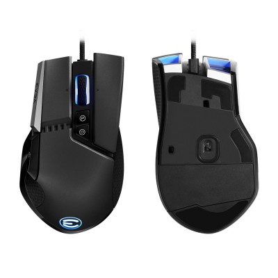 Мышь EVGA X17, Optical Mouse, USB, Черный 10 buttons, 16000dpi, black