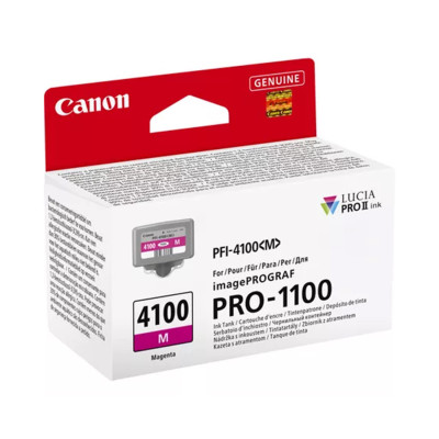 Чернильный картридж, Canon, PFI-4100 Magenta, 6779C001AA, для imagePROGRAF PRO-1100, 80 мл
