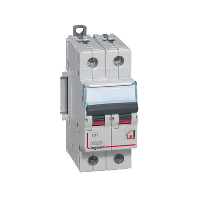 Автоматический выключатель, Legrand, 404044, 2П C 25A TX3 6000 6kA