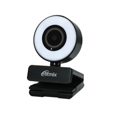 Вебкамера Ritmix RVC-250 WebCamera HD2K, USB, mic, clip-on, подсветка