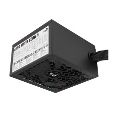 Блок питания, Aerocool, AERO WHITE, 650W, ATX, APFC, 20+4pin, 2*4+4pin, 6*Sata, 2*Molex, 2*PCI-E 6+2pin, Вентилятор 12см, Кабель питания, Чёрный