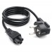 Кабель питания, Cablexpert PC-186-ML12-1M Cable power, Schuko - C5 (ноутбук), 3 pin, 1м, black