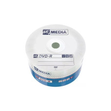 Диск DVD-R, MyMedia, (69202) 4.7GB, 50штук в упаковке, Printable, Незаписанный