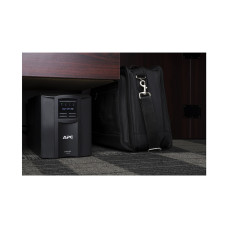 Источник бесперебойного питания, APC, Smart-UPS SMT1500IC, Линейно-интерактивный, Мощность 1500ВА/1000Вт, Напольный, 230В, Вых: 8 x IEC C13, RBC7, SmartConnect Port+SmartSlot, AVR, LCD, Чёрный