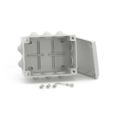 Коробка ответвительная с 10 кабельными вводами, DKC, 54100, д.32мм, IP55, 190х140х70 мм