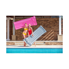 Пляжный матрас для плавания Transparent 183 х 76 см, BESTWAY, 44013, Винил, Двухкамерный, Цвет в ассортименте, Пакет