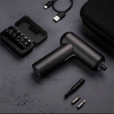 Электроотвертка, Xiaomi, Mi Cordless Screwdriver (3.6V), MJDDLSD001QW/DZN4019TW, Встроенный аккумулятор, Li-Ion, 2000 мАч, 3.6 В, Подсветка, 200 об/мин, 5 Н·м, Шуруповерт/Шестигрванник, Черный