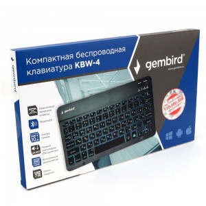 Клавиатура USB, Gembird KBW-4 