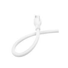 Интерфейсный кабель, Baseus, Ultra-Fast (P10376302222-03), Fast Charging Cable, USB-C to USB-C, 100W, 1m, Белый