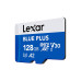 Карта памяти Lexar Blue plus LMSBLPL128G-BNANG 128GB + адаптер Карта памяти Lexar Blue plus LMSBLPL128G-BNANG 128GB + адаптер