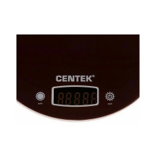 Весы кухонные, Centek, CT-2456, Электр., Max 7кг, Шаг 1г, Большая съемная чаша, Дисплей, Шоколад