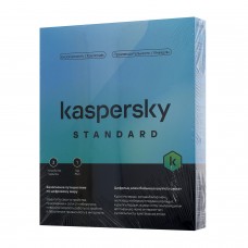 Антивирус Касперского Kaspersky Standard, подписка на 1 год, на 3 устройства, коробка 