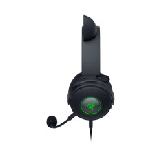 Гарнитура, Razer, Kraken Kitty Ed.V2 Pro - Black, RZ04-04510100-R3M1, Игровая гарнитура, Микрофон поворотный гибкий, Динамики: 50 мм с неодимовыми магнитами, Диапазон частот: 20 Гц - 20000 Гц , Чувствительность при 1 кГц: -42 ± 3 дБ, Подсветка, Черный