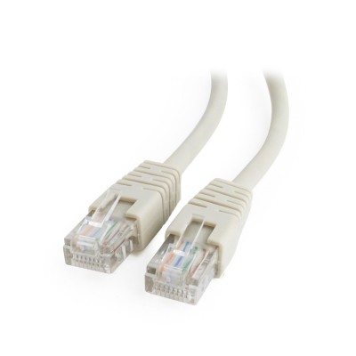 Патч-корд Cablexpert PP12-5M, серый Cable Patch cord UTP 5e-Cat 5 m