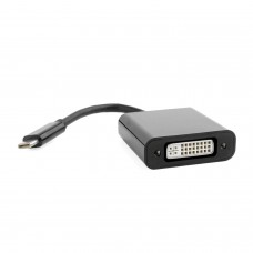 Конвертер Cablexpert A-CM-DVIF-01 USB Type-C 3.1 m -> DVI-I (24+5) f, Черный 