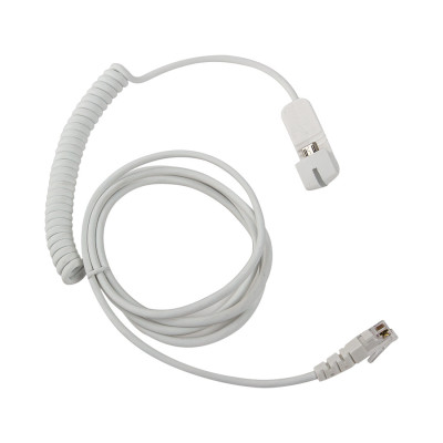 Противокражный кабель, Eagle, A6725A-001WRJ, micro USB, функция защиты, функция подзарядки, длина кабеля 1.5 метра, управление через контроллер, подключение к контроллеру RJ, белый