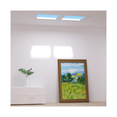 Потолочная лампа, Yeelight, Skylight-Sunset Pro P20 Nightingale Rooflight, YP-0117/1-000003268, Совместим с модулем управления Yeelight ProS20 Gateaway, Номинальный вход 220В~50/60 Гц 0,4А, Номинальная мощность 76 Вт, 2100 lm, Для потолков из гипсокартона