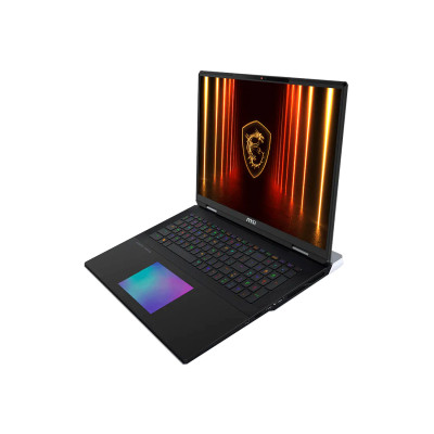 Ноутбук, MSI, Titan 18 HX AI A2XWJG-1026KZ, MS-1824, 9S7-182421-1026, 18", UHD+ 3840x2400, MiniLED, 120Hz, Intel Core Ultra 9 285HX, 32GB*2 DDR5, 2TB SSD Gen5, NVIDIA GeForce RTX5090, 24GB GDDR7, Win 11, Черный