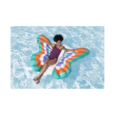 Пляжный матрас для плавания Boho Butterfly 186 х 146 см, BESTWAY, 43963, Винил, Трехкамерный, Оригинальная форма, Максимальная нагрузка 100 кг., Мультиколор, Цветная коробка