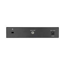 Коммутатор, D-Link, DGS-1100-08PLV2/A1A, Настраиваемый L2, 8 портов 10/100/1000Base-T (4 порта PoE 802.3af/at, PoE-бюджет 80 Вт), Комплект для монтажа на стену
