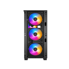 Компьютерный корпус, Deepcool, MATREXX 50 DP-ATX-MATREXX50-MESH-4FS, E-ATX/ATX/Micro ATX, USB 3.0*1/2.0*2, HD-Audio+Mic, Кулер 4*12см FRGB, Высота процессорного кулера до 160мм, Длина VGA до 370мм (гор)/ 340мм (верт), 2*3.5"/4*2.5", Сталь 0,6, 4