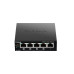 Коммутатор, D-Link, DES-1005P/B1A, Неуправляемый, 5 портов 10/100Base-TX, 4 порта PoE 802.3af/at, PoEбюджет 60 Вт, настольный