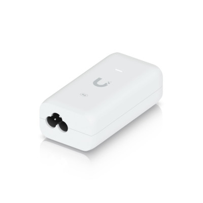 PoE адаптер, Ubiquiti, U-PoE, PoE Injector 48VDC 15W Gbit, 802.3af, 10/100/1000Mbps Ethernet, 100-240V AC,