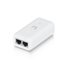 PoE адаптер, Ubiquiti, U-PoE, PoE Injector 48VDC 15W Gbit, 802.3af, 10/100/1000Mbps Ethernet, 100-240V AC,