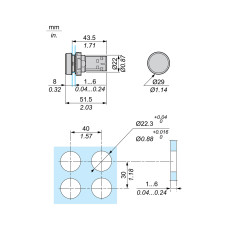 Кнопка SE XB7NH21 c фиксацией чёрная 22мм 1НО Кнопка SE XB7NH21 c фиксацией чёрная 22мм 1НО