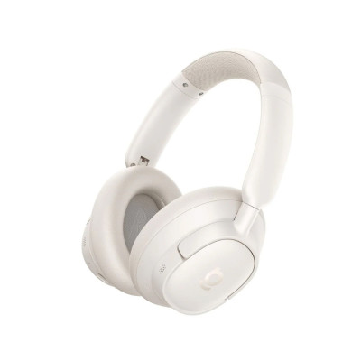 Наушники, Baseus, BH1 (A0203702), Bluetooth V6.0, 80 часов, NC, (-45дБ), Белый