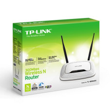 Маршрутизатор, TP-Link, TL-WR841N, 300 Мбит/сб ,1 порт WAN 10/100 Мбит/с,4 порта LAN 10/100 Мбит/с