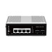 Коммутатор, BDCOM, IES200-L25-4T2S, Управляемый L3-lite, 4 порта 10/100/1000 RJ45, 2 порта SFP, DC 12-55В Dual RPS, вход DC12V, -40+75°C, DIN-rail Коммутатор, BDCOM, IES200-L25-4T2S, Управляемый L3-lite, 4 порта 10/100/1000 RJ45, 2 порта SFP, DC 12-55В Dual RPS, вход DC12V, -40+75°C, DIN-rail
