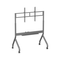 Стойка мобильная, Brateck, TTF19H-612FW, 60"-110", Макс. нагрузка - 120 кг, Высота 1307~1607 мм, Угол поворота 0°/0°, Диапазон наклона 0°/0°, Тёмно-серый