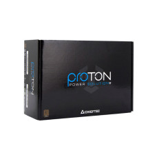 Блок питания, Chieftec, Proton BDF-400S, 400W, ATX, APFC, Bronze, non-Modular, 20+4pin, 4+4pin, 3*Sata, 3*Molex, PCI-E 6+2 pin, Вентилятор 12см, Черный
